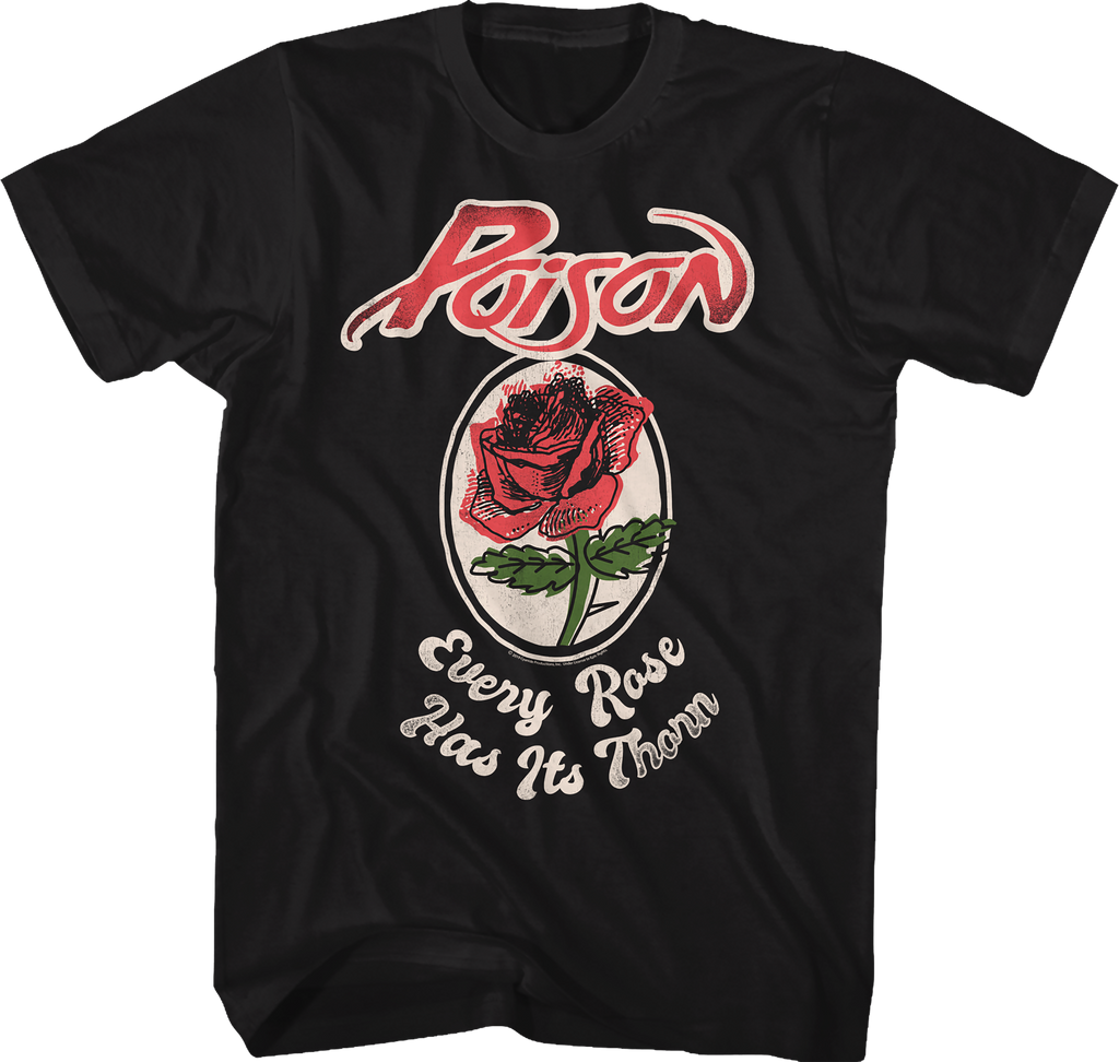 Every Rose Has Its Thorn Poison Shirt Hoodie, Sweatshirt | CiraTrend.com (Image 1)
