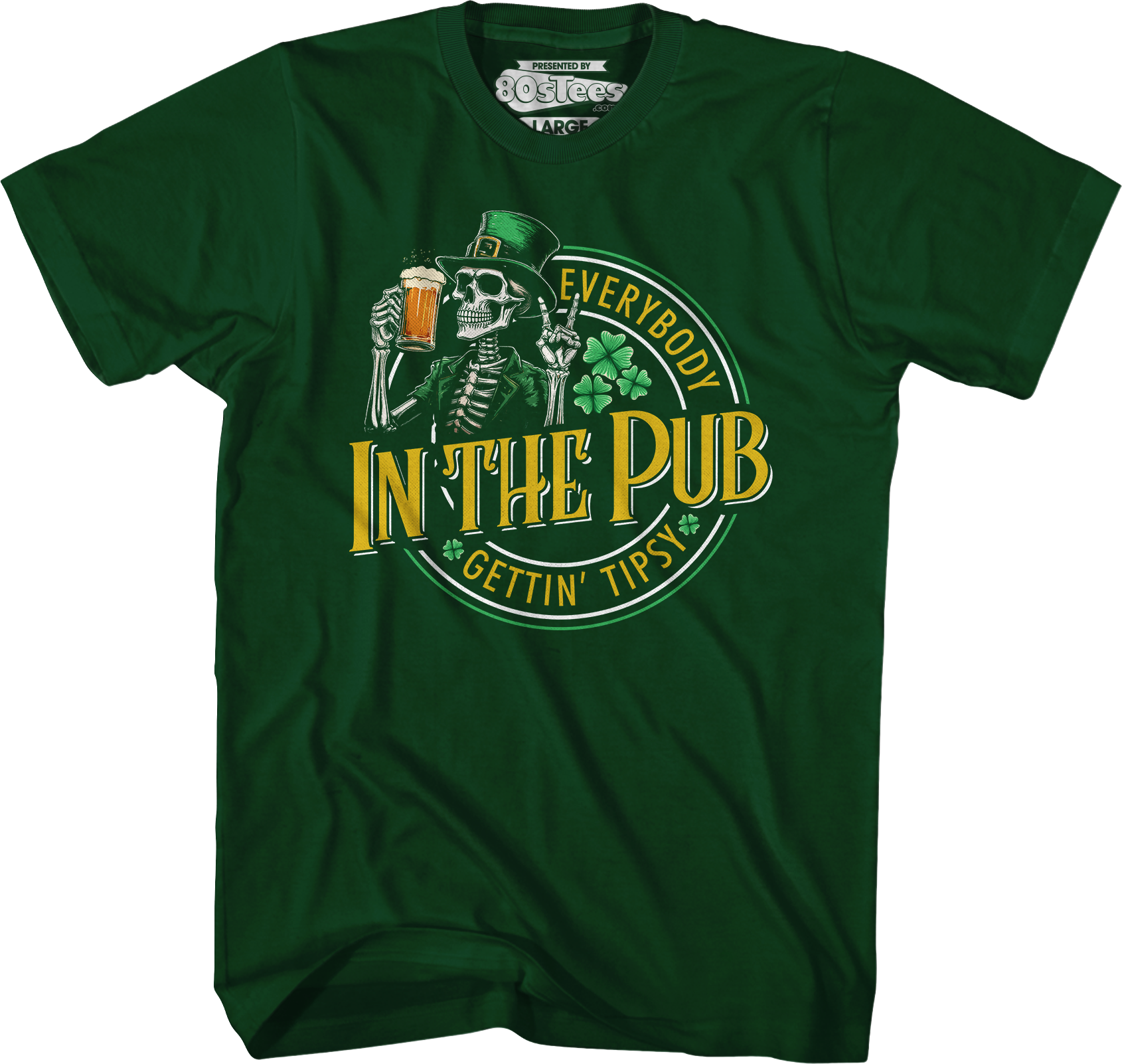 Everybody Gettin' Tipsy In The Pub St. Patrick's Day T-Shirt Hoodie, Sweatshirt | CiraTrend.com (Image 3)