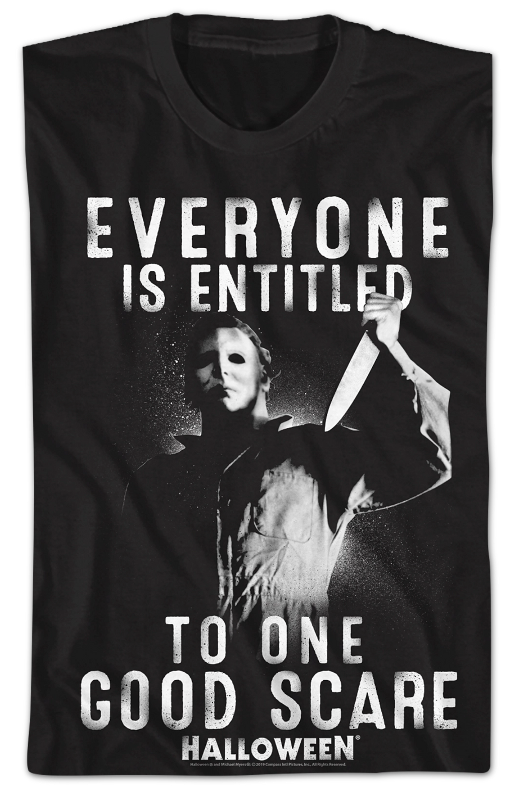 Everyone Is Entitled To One Good Scare Halloween T-Shirt Hoodie, Sweatshirt | CiraTrend.com (Image 2)