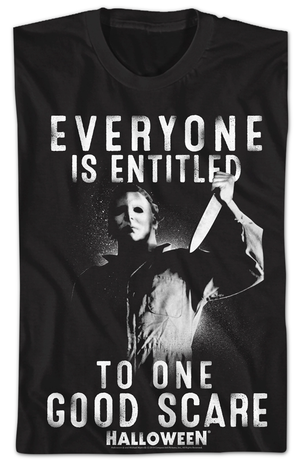 Everyone Is Entitled To One Good Scare Halloween T-Shirt Hoodie, Sweatshirt | CiraTrend.com (Image 2)