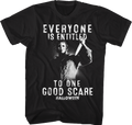 Everyone Is Entitled To One Good Scare Halloween T-Shirt Hoodie, Sweatshirt | CiraTrend.com (Image 1)