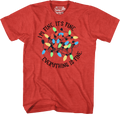 Everything Is Fine Christmas Lights T-Shirt Hoodie, Sweatshirt | CiraTrend.com (Image 1)