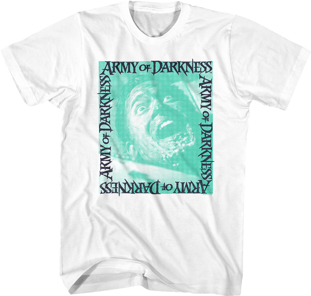Evil Ash Framed Photo Army of Darkness T-Shirt Hoodie, Sweatshirt | CiraTrend.com (Image 1)