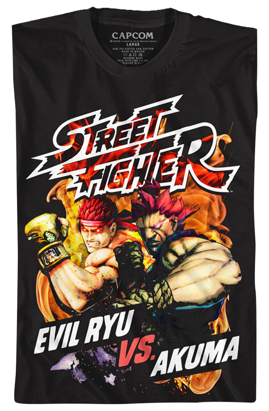 Evil Ryu vs Akuma Street Fighter T-Shirt Hoodie, Sweatshirt | CiraTrend.com (Image 2)