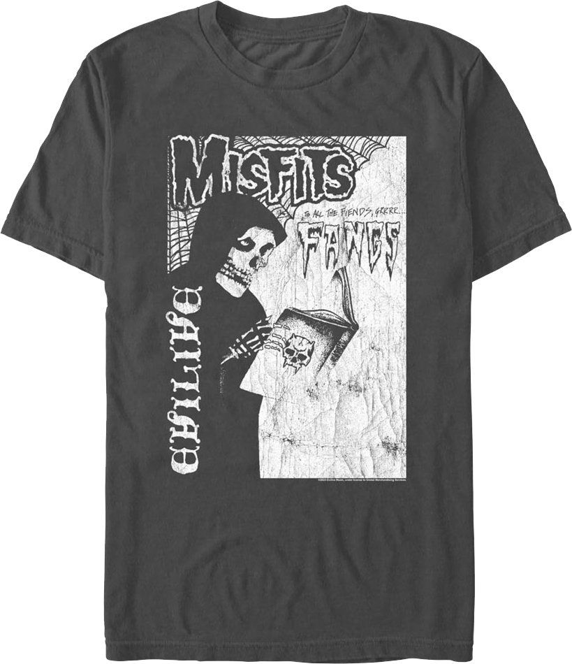 Evilive Fangs Misfits T-Shirt Hoodie, Sweatshirt | CiraTrend.com (Image 1)
