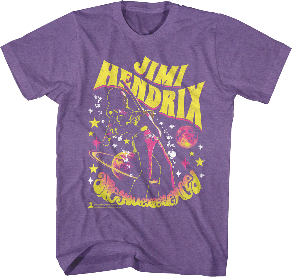 Experience Space Jimi Hendrix T-Shirt Hoodie, Sweatshirt | CiraTrend.com (Image 1)