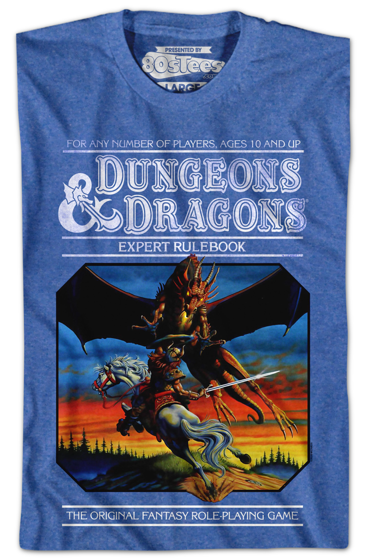 Expert Rulebook Dungeons & Dragons T-Shirt Hoodie, Sweatshirt | CiraTrend.com (Image 2)