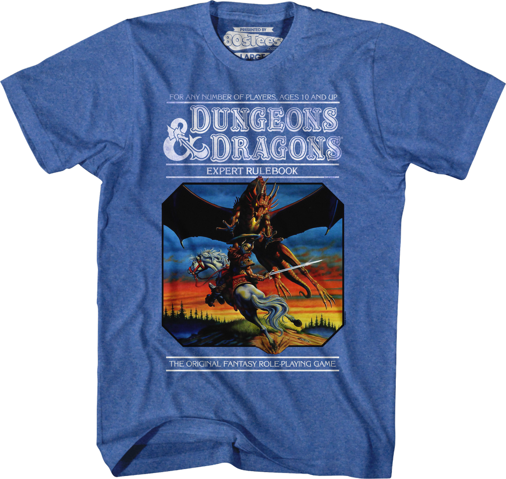 Expert Rulebook Dungeons & Dragons T-Shirt Hoodie, Sweatshirt | CiraTrend.com (Image 1)