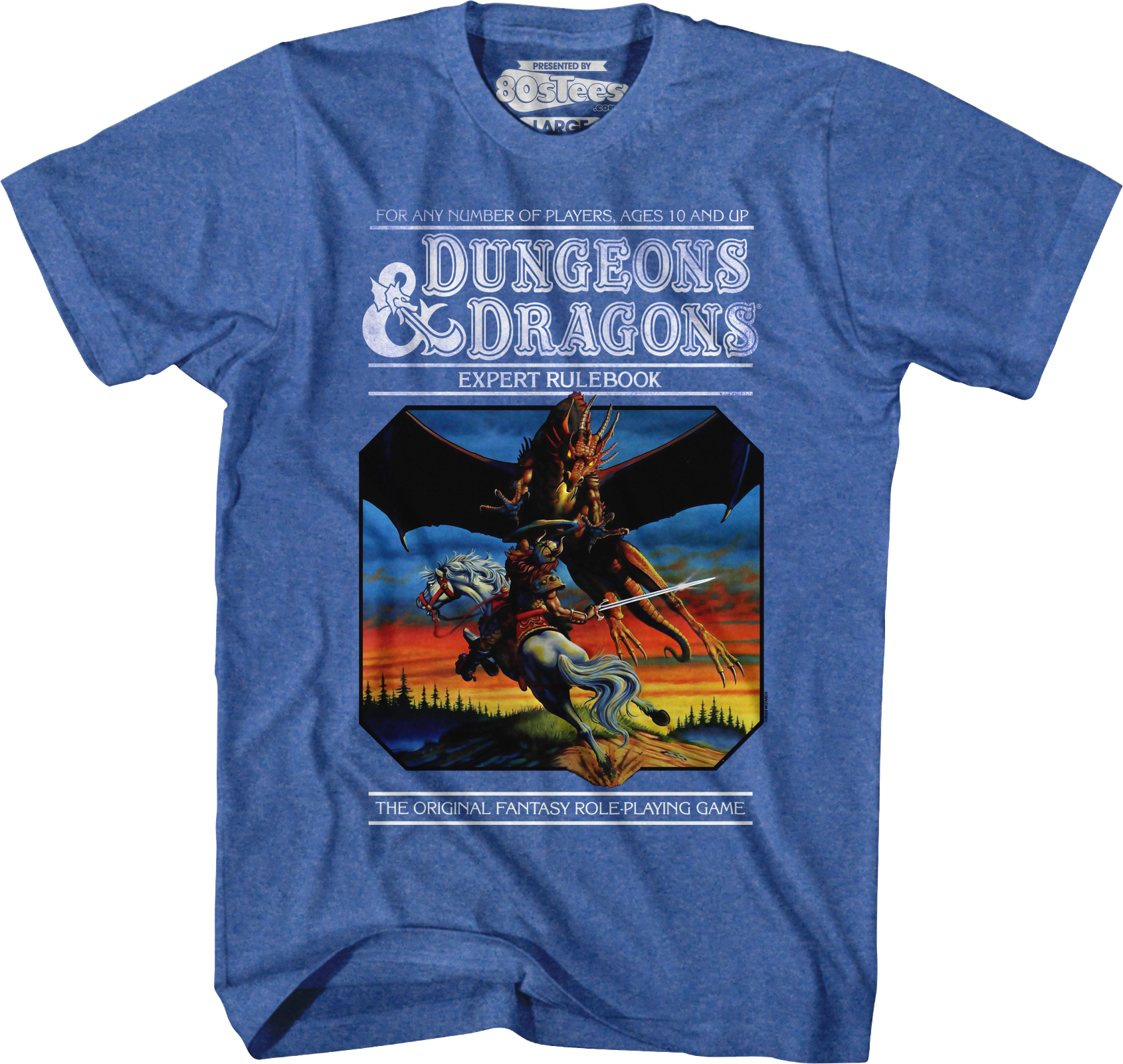 Expert Rulebook Dungeons & Dragons T-Shirt Hoodie, Sweatshirt | CiraTrend.com (Image 1)