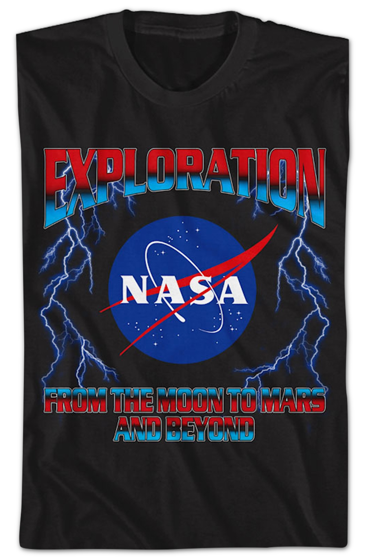 Exploration From The Moon To Mars And Beyond NASA T-Shirt Hoodie, Sweatshirt | CiraTrend.com (Image 2)
