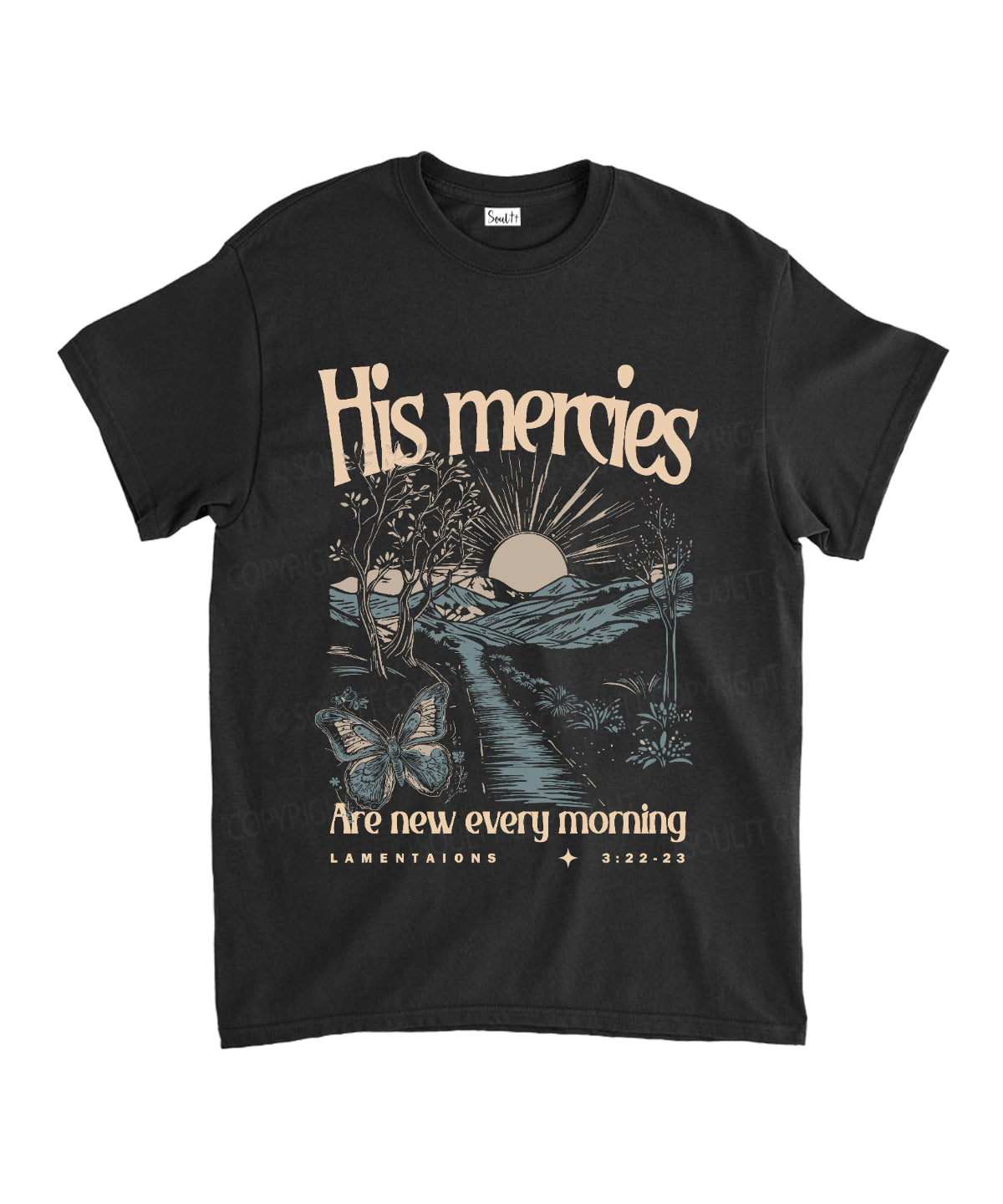His Mercies Are New Cotton Christian T-Shirts, Hoodie, Sweatshirt