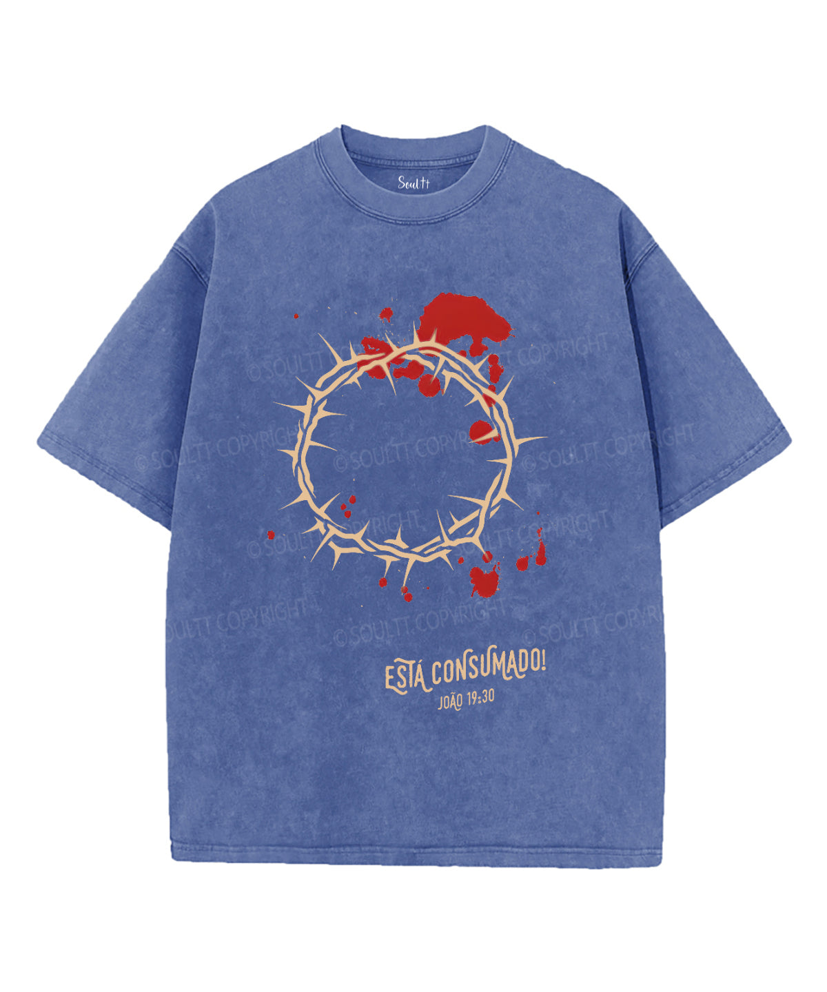 EstÃ¡ Consumado Unisex Washed Christian T-shirt Hoodie, Sweatshirt | CiraTrend.com (Image 4)