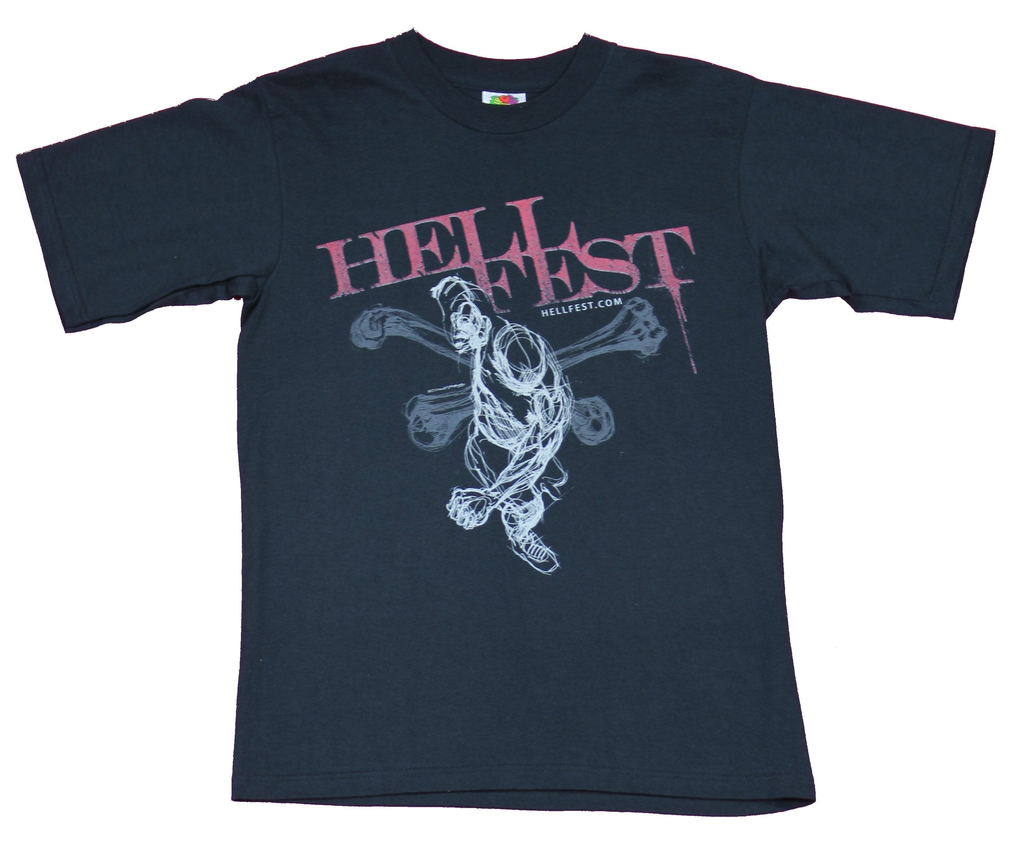 Hellfest Youth T-Shirt - Hellfest Dancing Sketchy Bone Guy Hoodie, Sweatshirt | CiraTrend.com