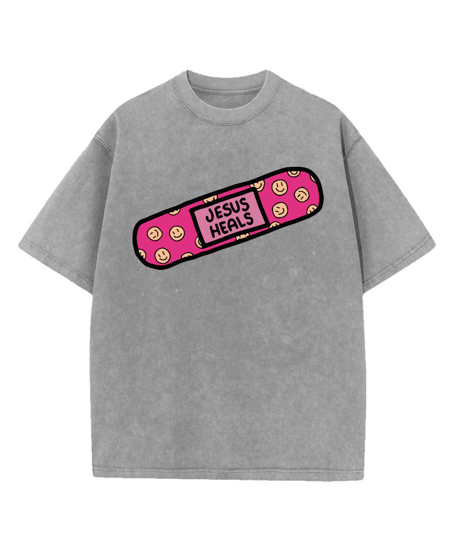 Jesus Heals Washed Christian T-shirt Style002 Hoodie, Sweatshirt | CiraTrend.com (Image 4)
