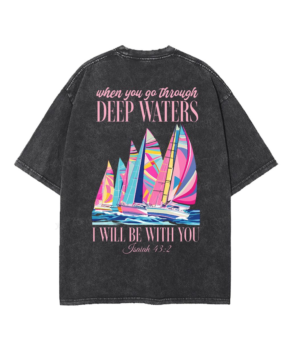I Will Be With You Double Sided Unisex Washed Christian T-shirt Style035 Hoodie, Sweatshirt | CiraTrend.com (Image 4)