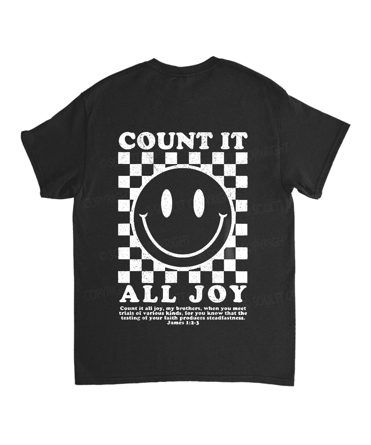 Count It All Joy Double Sided Unisex Cotton Christian T-Shirt Hoodie, Sweatshirt | CiraTrend.com (Image 5)