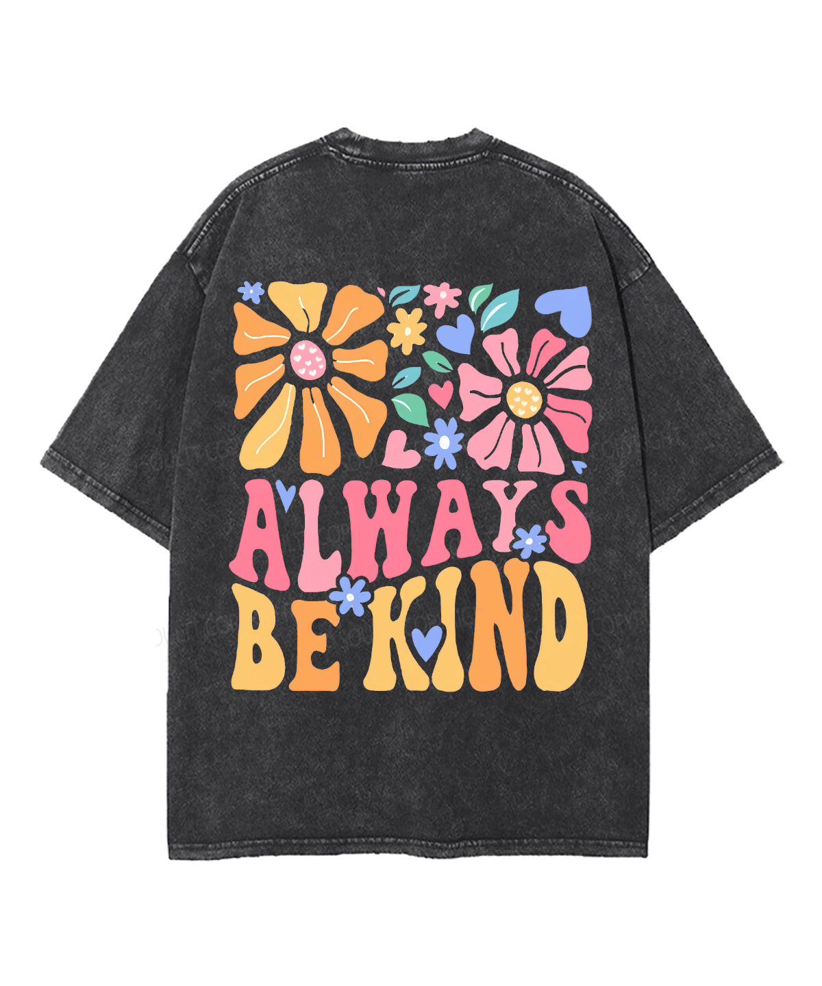 Be Kind Double Sided Unisex Washed Christian T-shirt Hoodie, Sweatshirt | CiraTrend.com (Image 4)