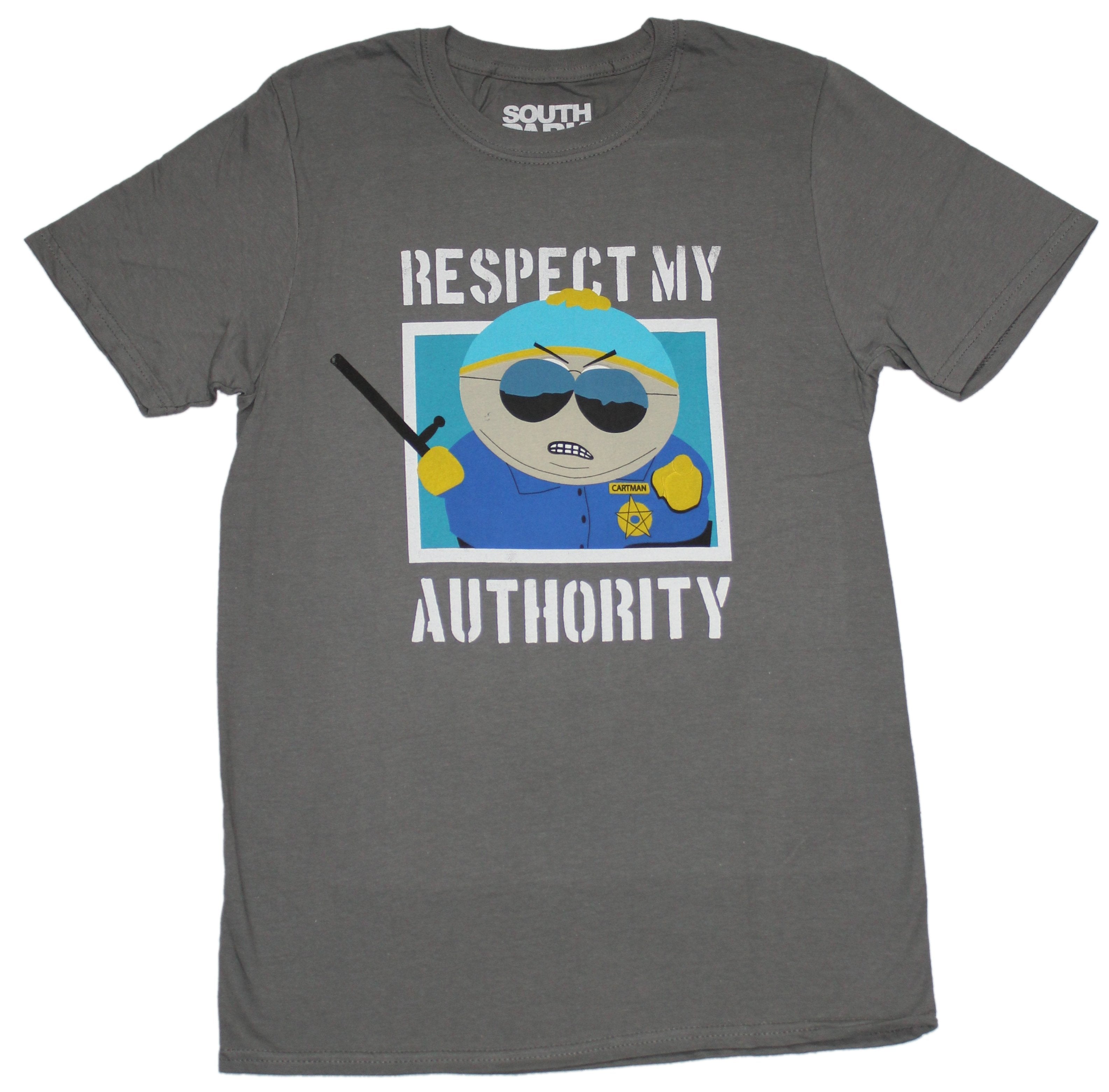 South Park Mens T-Shirt - Cartman Respect My Authority! Hoodie, Sweatshirt | CiraTrend.com