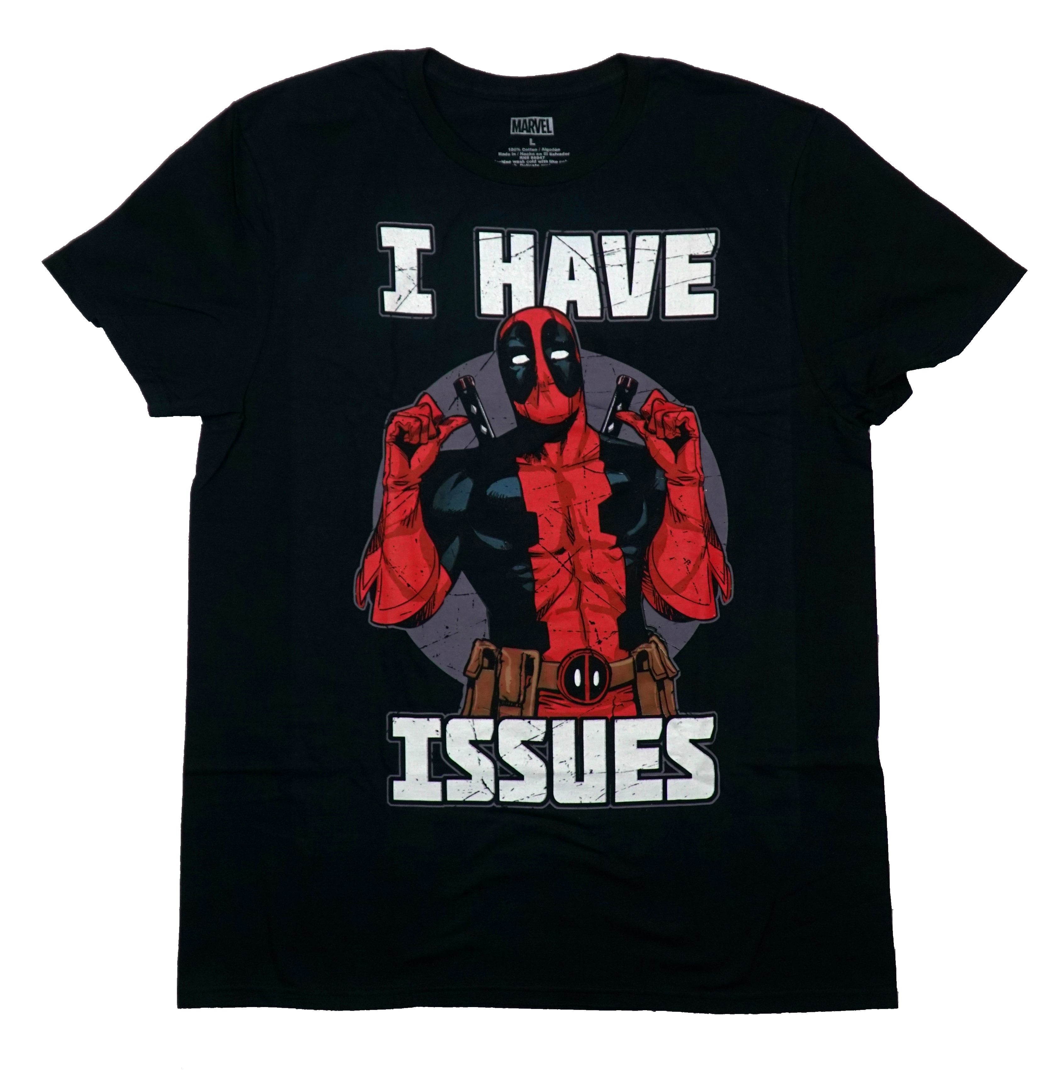 Deapool Mens T-Shirt - Pointing At Self I Have Issues Hoodie, Sweatshirt | CiraTrend.com