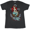 The Little Mermaid Mens T-Shirt - Ariel Colorful Image on Anchor Hoodie, Sweatshirt | CiraTrend.com