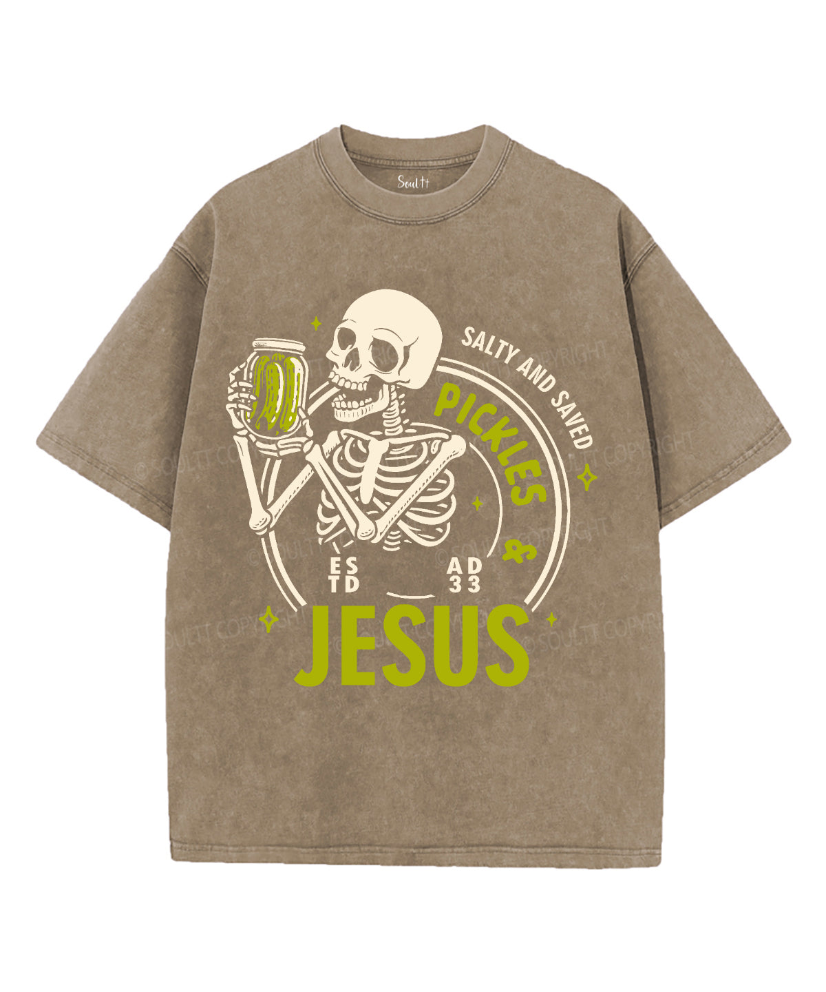 Salty And Saved Unisex Washed Christian T-shirt Style001 Hoodie, Sweatshirt | CiraTrend.com (Image 4)