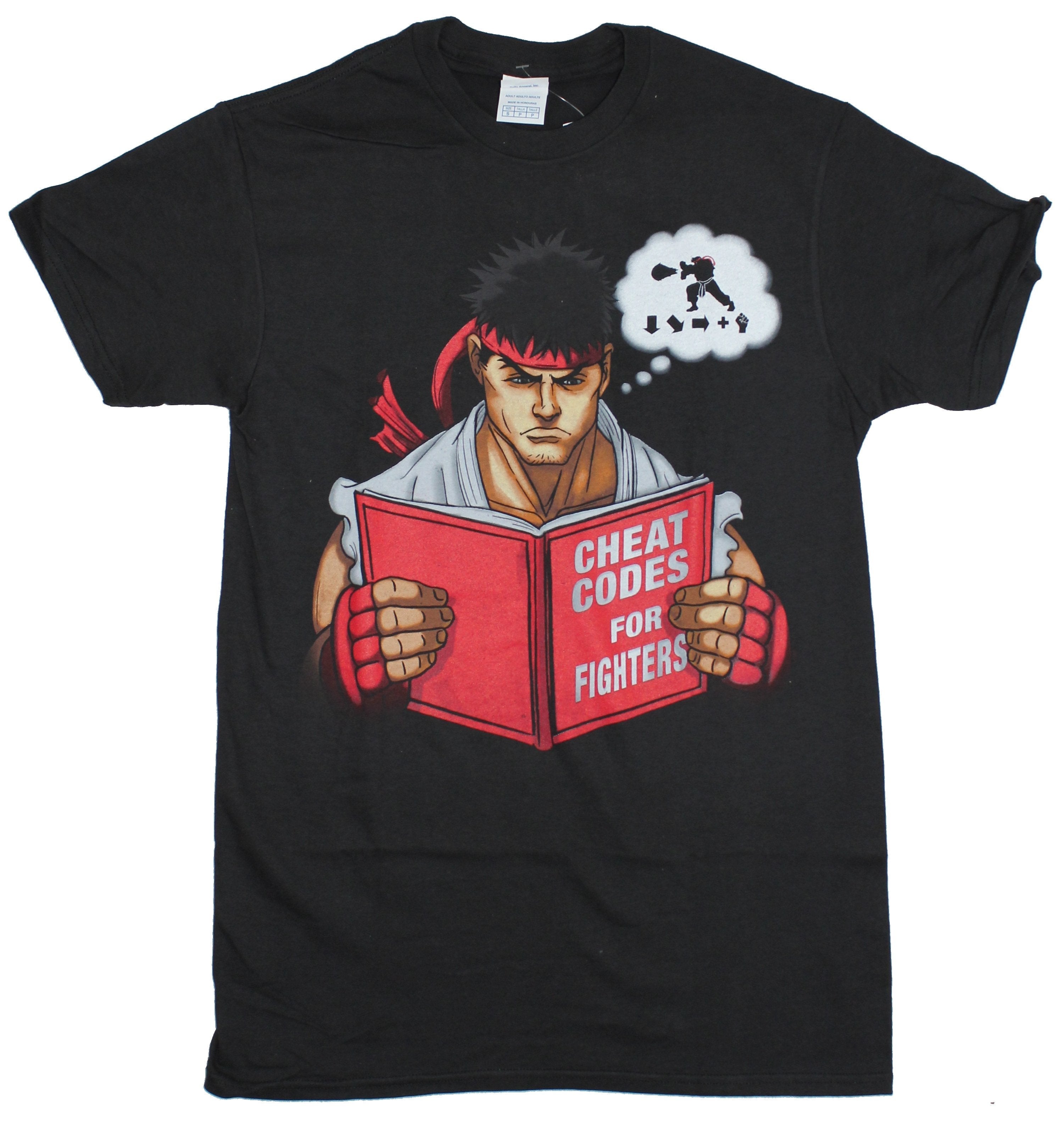 Street Fighter Mens T-Shirt - Ryu Studies Codes for Fighters Image Hoodie, Sweatshirt | CiraTrend.com