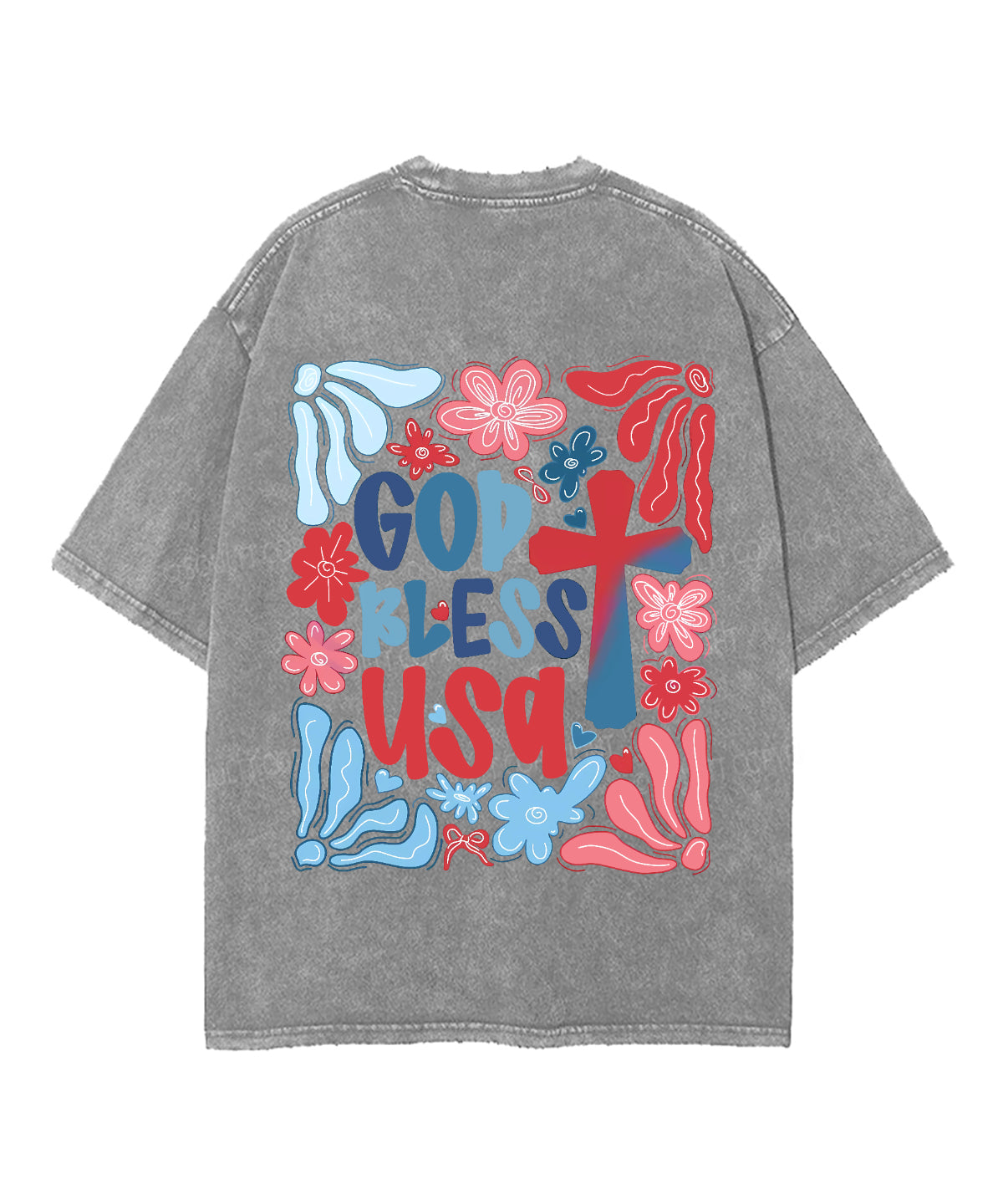 God Bless USA Double Sided Washed Christian T-Shirts, Hoodie, Sweatshirt