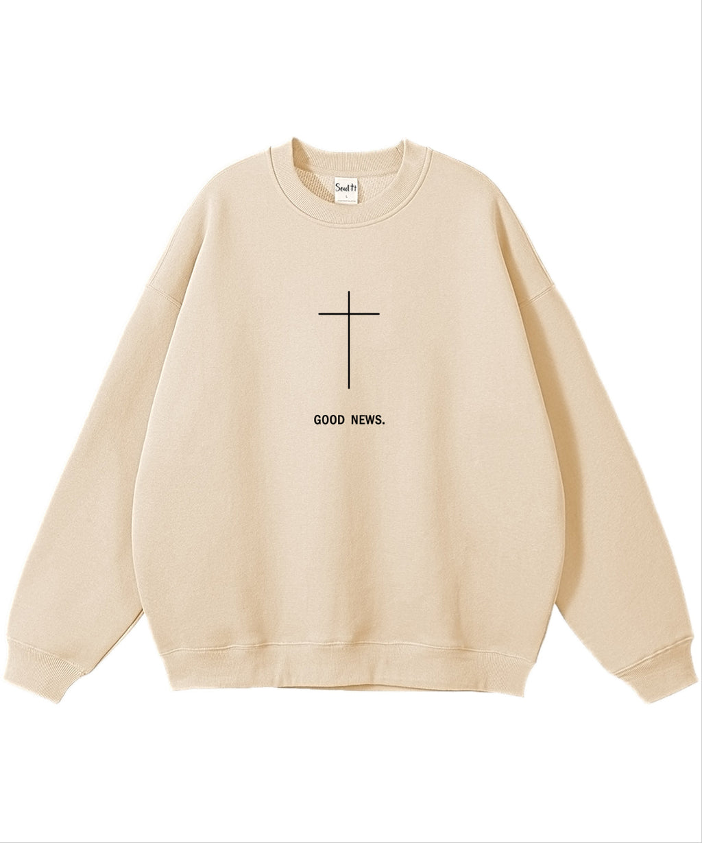 Good News Cotton Christian Sweatshirt T-Shirts, Hoodie | CiraTrend.com (Image 5)