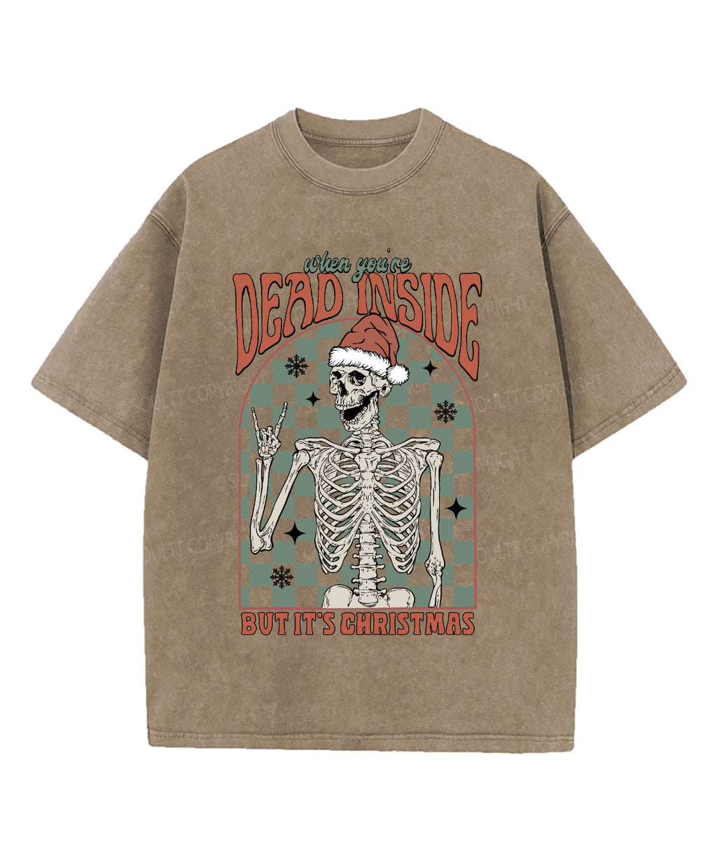 When You're Dead Inside Washed Christian T-shirt Hoodie, Sweatshirt | CiraTrend.com (Image 5)