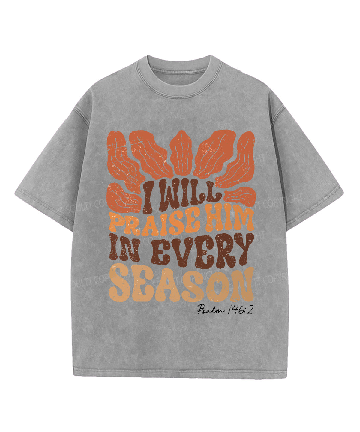 I Will Praise Hime Washed Christian T-shirt Hoodie, Sweatshirt | CiraTrend.com (Image 4)