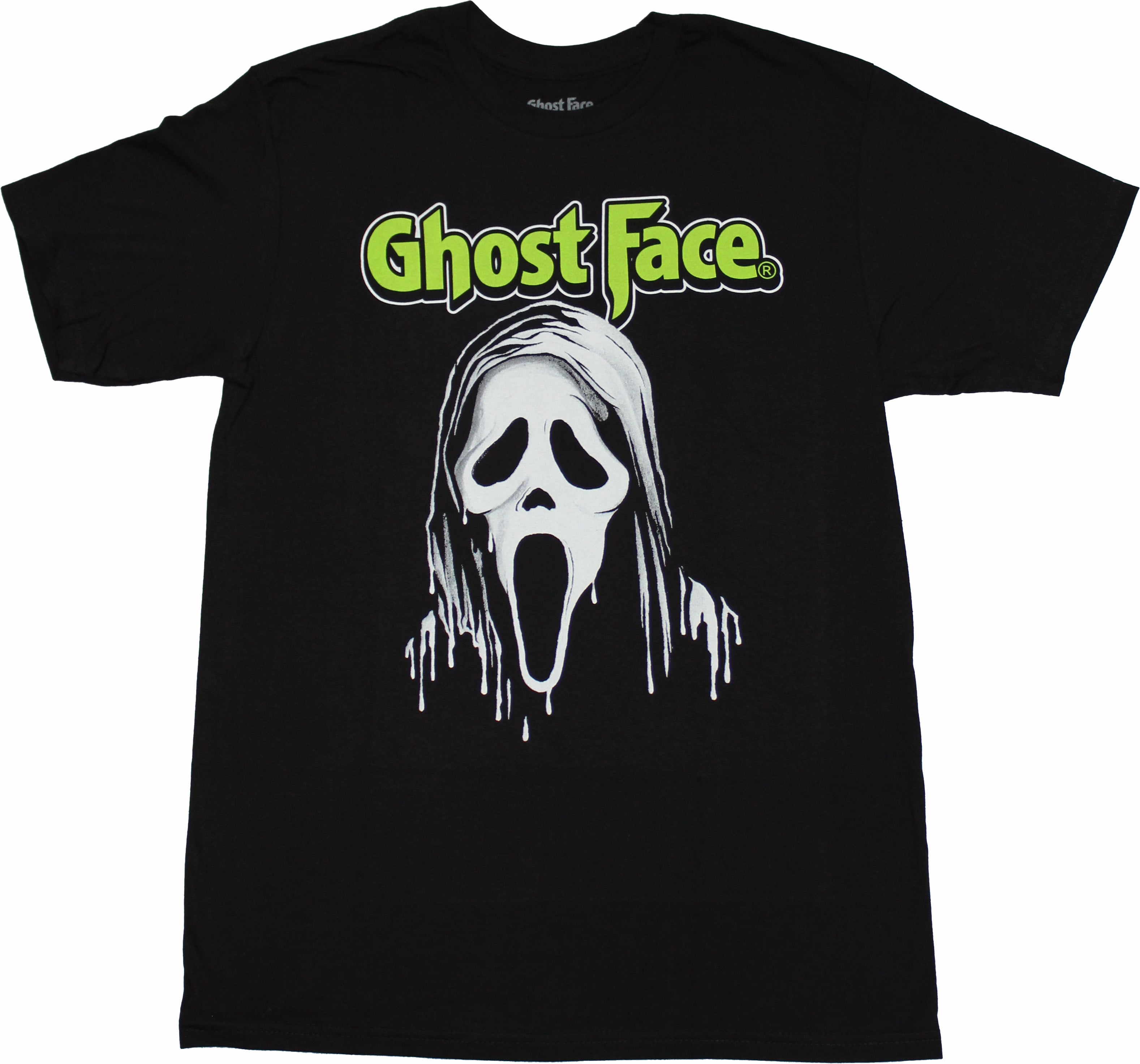 Scream Mens T-Shirt - Ghostface Below Green Name Hoodie, Sweatshirt | CiraTrend.com