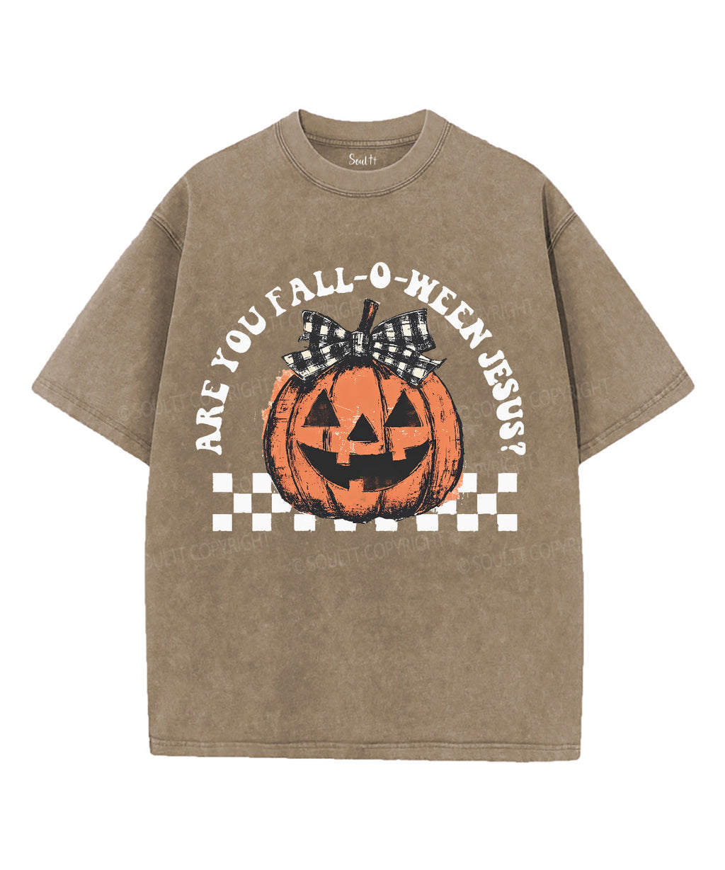 Halloween Pumpkin Unisex Washed Christian T-shirt Hoodie, Sweatshirt | CiraTrend.com (Image 2)