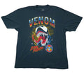 Venom  Mens T-Shirt - Tongue Out Venom Over Yellow Web Under Name Hoodie, Sweatshirt | CiraTrend.com