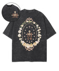 O Mary Conceived Without Sin Double Sided Washed Christian T-shirt Hoodie, Sweatshirt | CiraTrend.com (Image 1)
