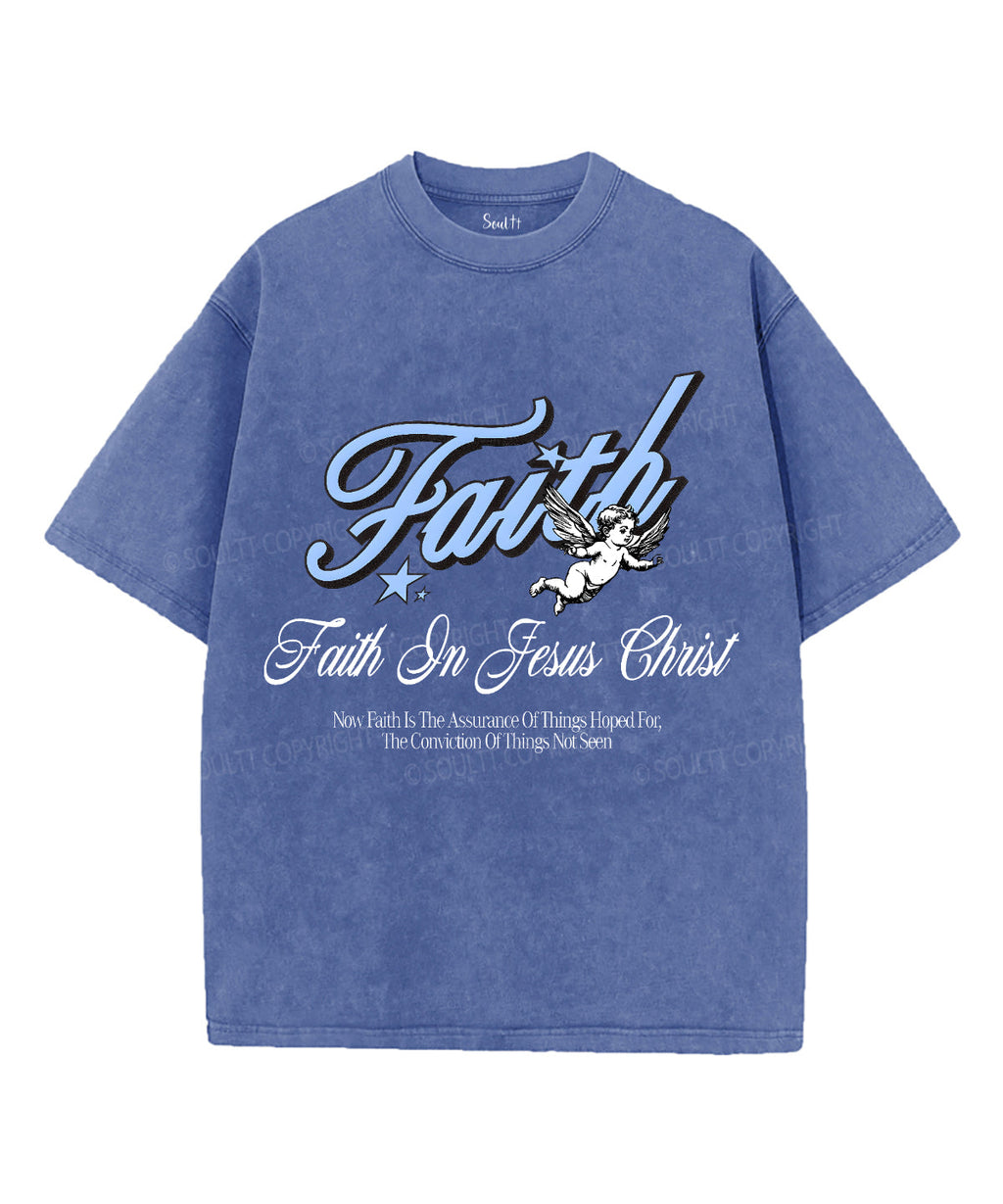 Faith Unisex Washed Christian T-shirt Style002 Hoodie, Sweatshirt | CiraTrend.com (Image 3)