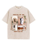 Though He Die Unisex Washed Christian T-shirt Hoodie, Sweatshirt | CiraTrend.com (Image 1)