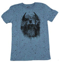 Justice League Mens T-Shirt - Splattered Group Over Logo Image Hoodie, Sweatshirt | CiraTrend.com