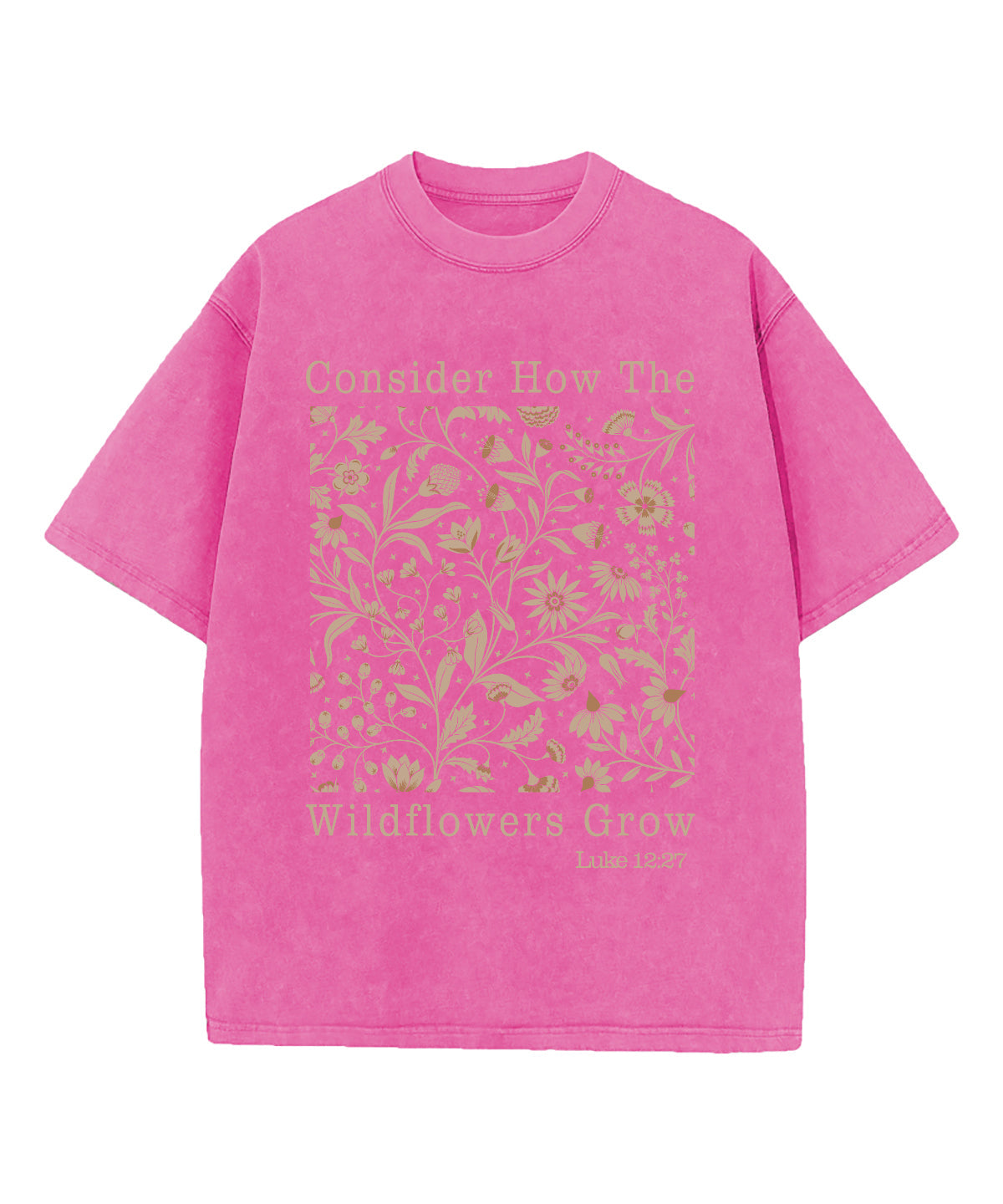 Daisy Consider How Wildflower Grow Washed Christian T-Shirts, Hoodie, Sweatshirt