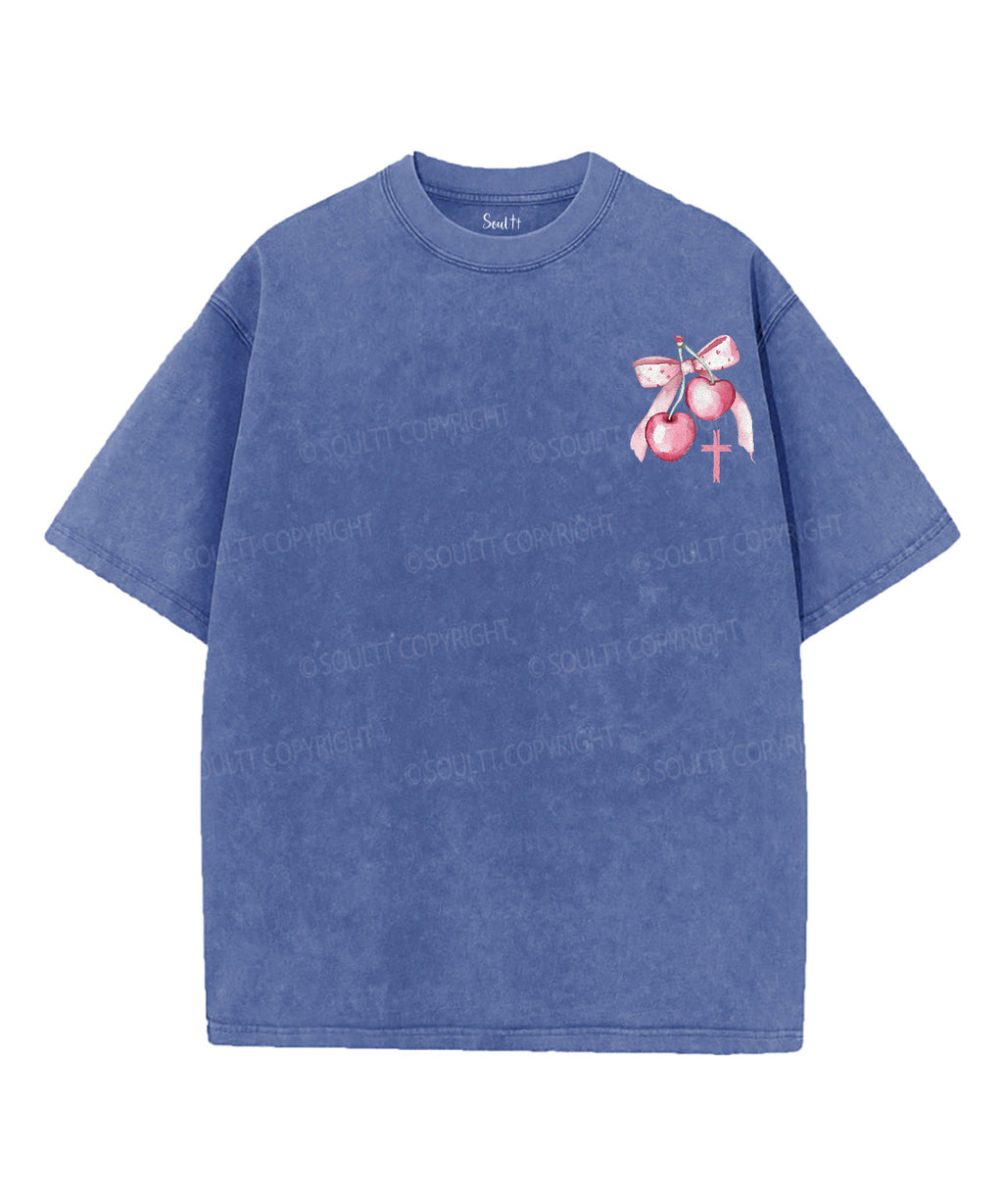 Fruit Of The Spirit Double Sided Unisex Washed Christian T-shirt Style013 Hoodie, Sweatshirt | CiraTrend.com (Image 2)
