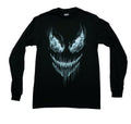 Venom Mens Long Sleeve T-Shirt - Smokey Ghost Face Image Hoodie, Sweatshirt | CiraTrend.com