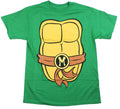 Turtle Costume Brown Belt Michelanglo Costume Front Style002 T-Shirts, Hoodie, Sweatshirt