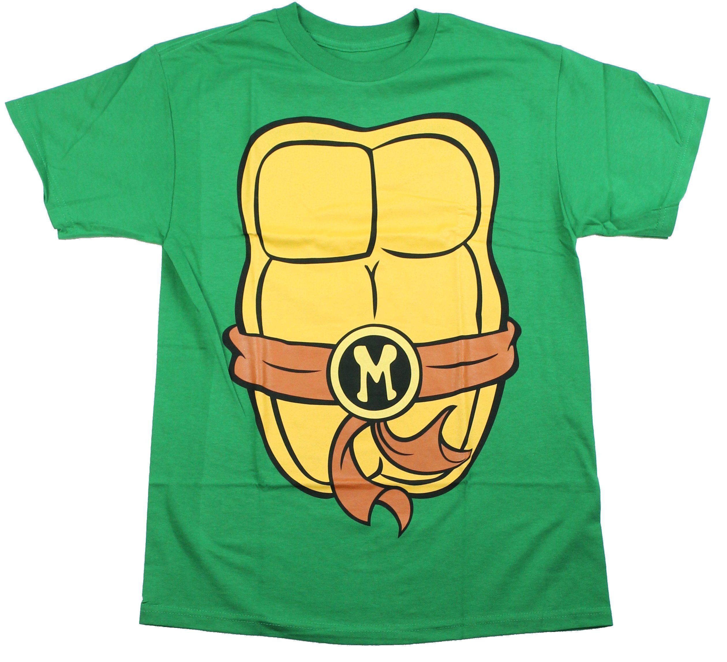 Turtle Costume Brown Belt Michelanglo Costume Front Style002 T-Shirts, Hoodie, Sweatshirt