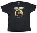 Mortal Kombat Mens T-Shirt  - Classic Yellow Orange Fade Logo Under Name Hoodie, Sweatshirt | CiraTrend.com