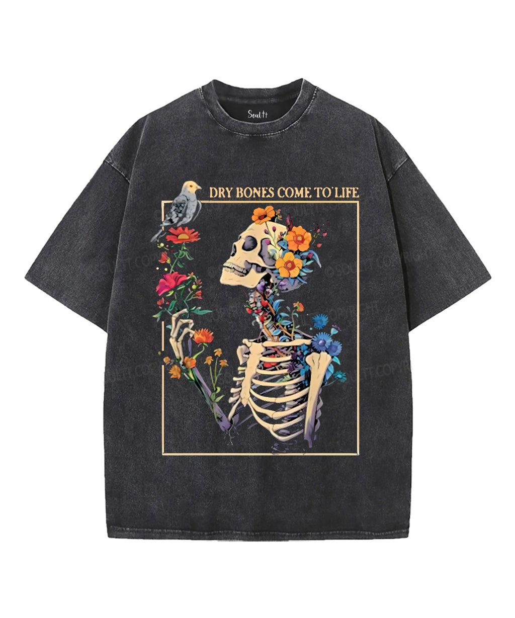 Dry Bones Come To Life Unisex Washed Christian T-shirt Style014 Hoodie, Sweatshirt | CiraTrend.com (Image 2)