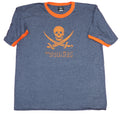 The Goonies Mens Ringer T-Shirt   - Classic Skull Cross Swords Orange Logo Hoodie, Sweatshirt | CiraTrend.com