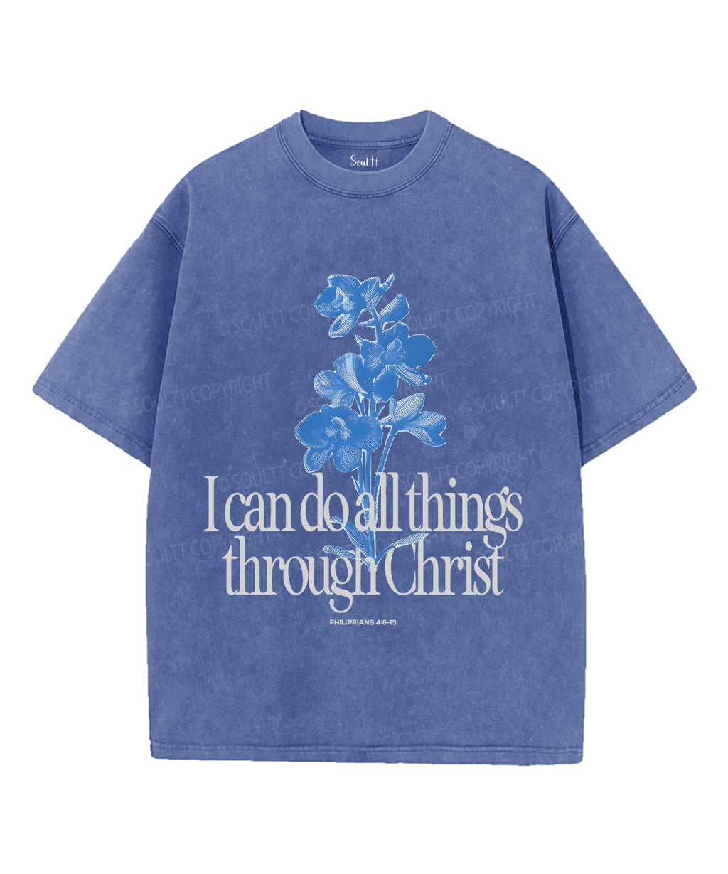 I Can Do All Things Unisex Washed Christian T-shirt Style002 Hoodie, Sweatshirt | CiraTrend.com (Image 4)