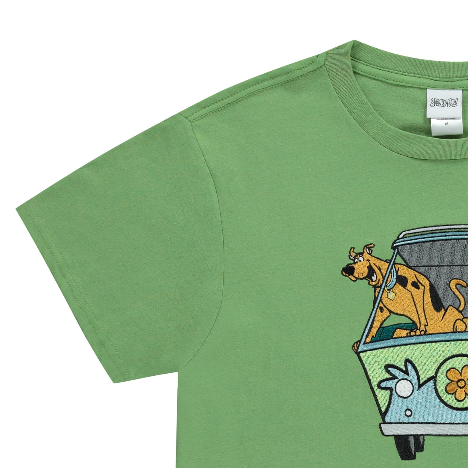 Scooby-Doo Mens Throwback Shirt, Shaggy, Velma Tee - Classic Front and Back Rubber Patch T-Shirt Hoodie, Sweatshirt (Image 3)