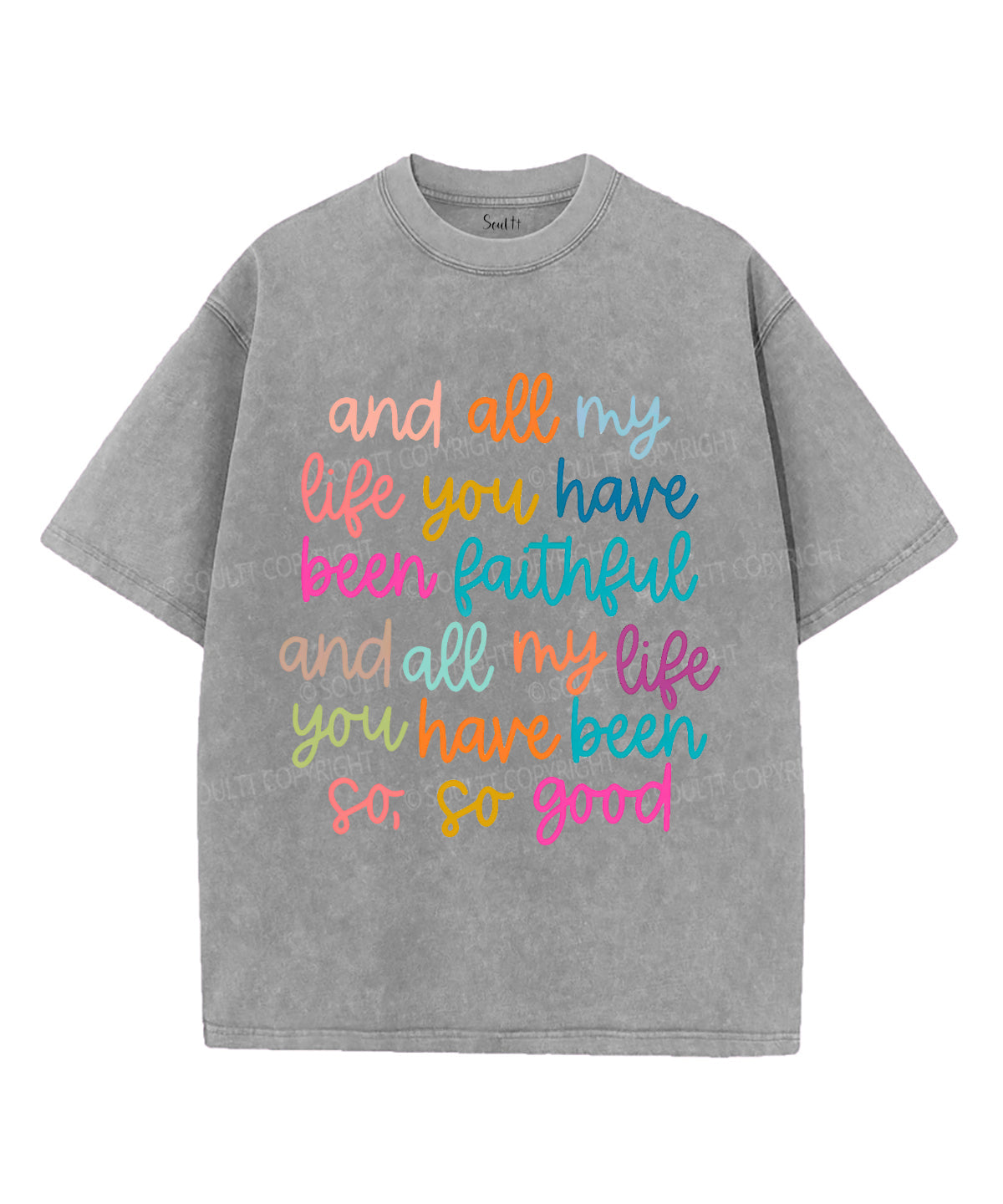 And all my life you have been faithful Unisex Washed Christian T-shirt Hoodie, Sweatshirt | CiraTrend.com (Image 3)