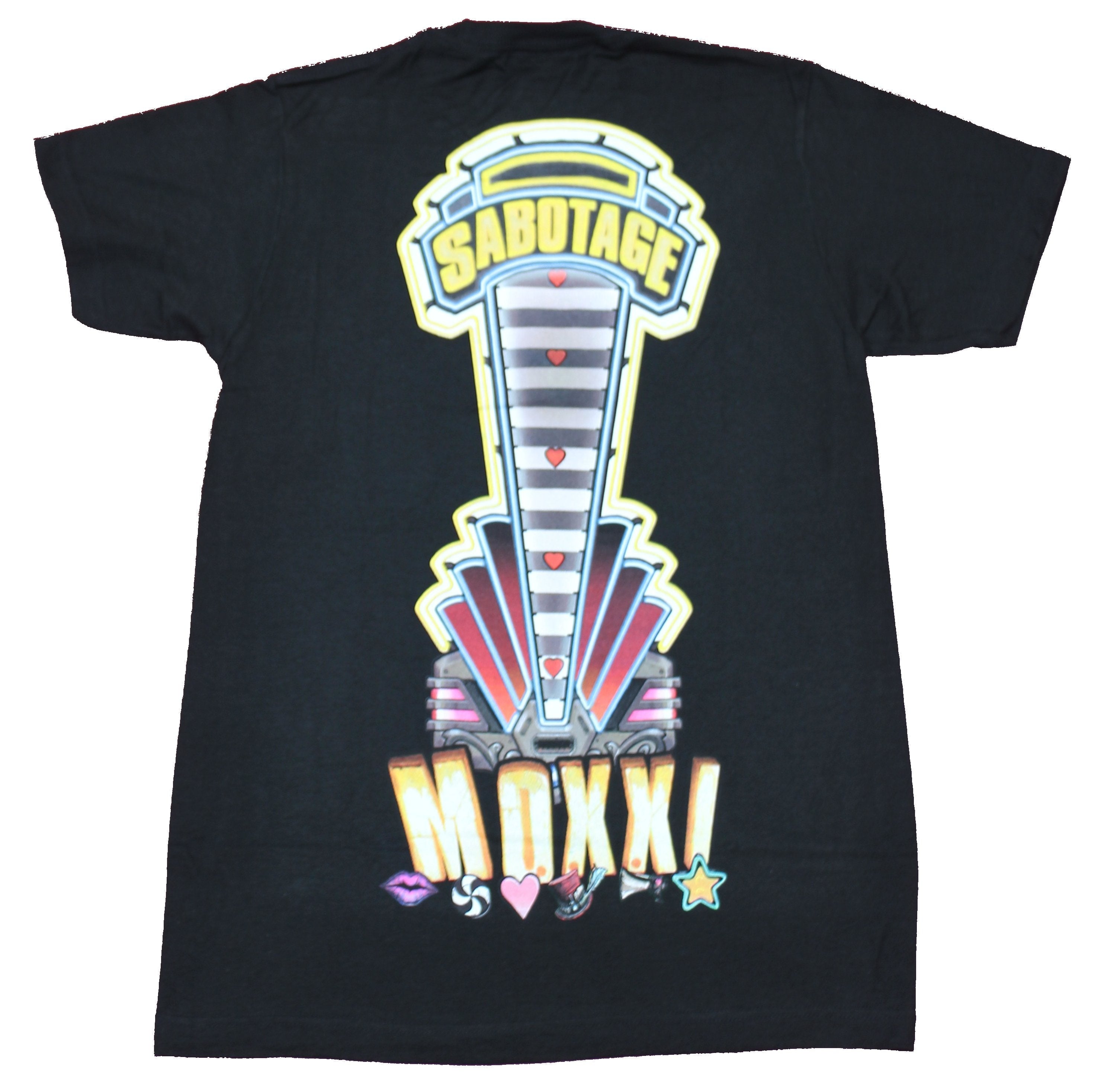 Borderlands 3 Mens T-Shirt - Sabotage Moxxi Lapel & Giant Logo Back Hoodie, Sweatshirt | CiraTrend.com (Image 2)