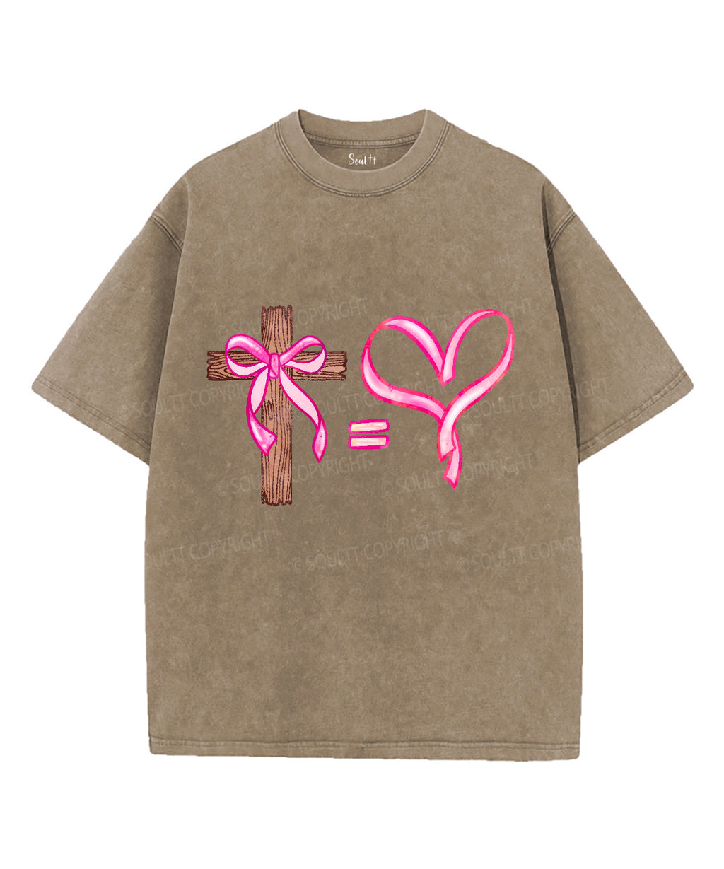 Cross Is My Love Washed Christian T-Shirts, Hoodie, Sweatshirt